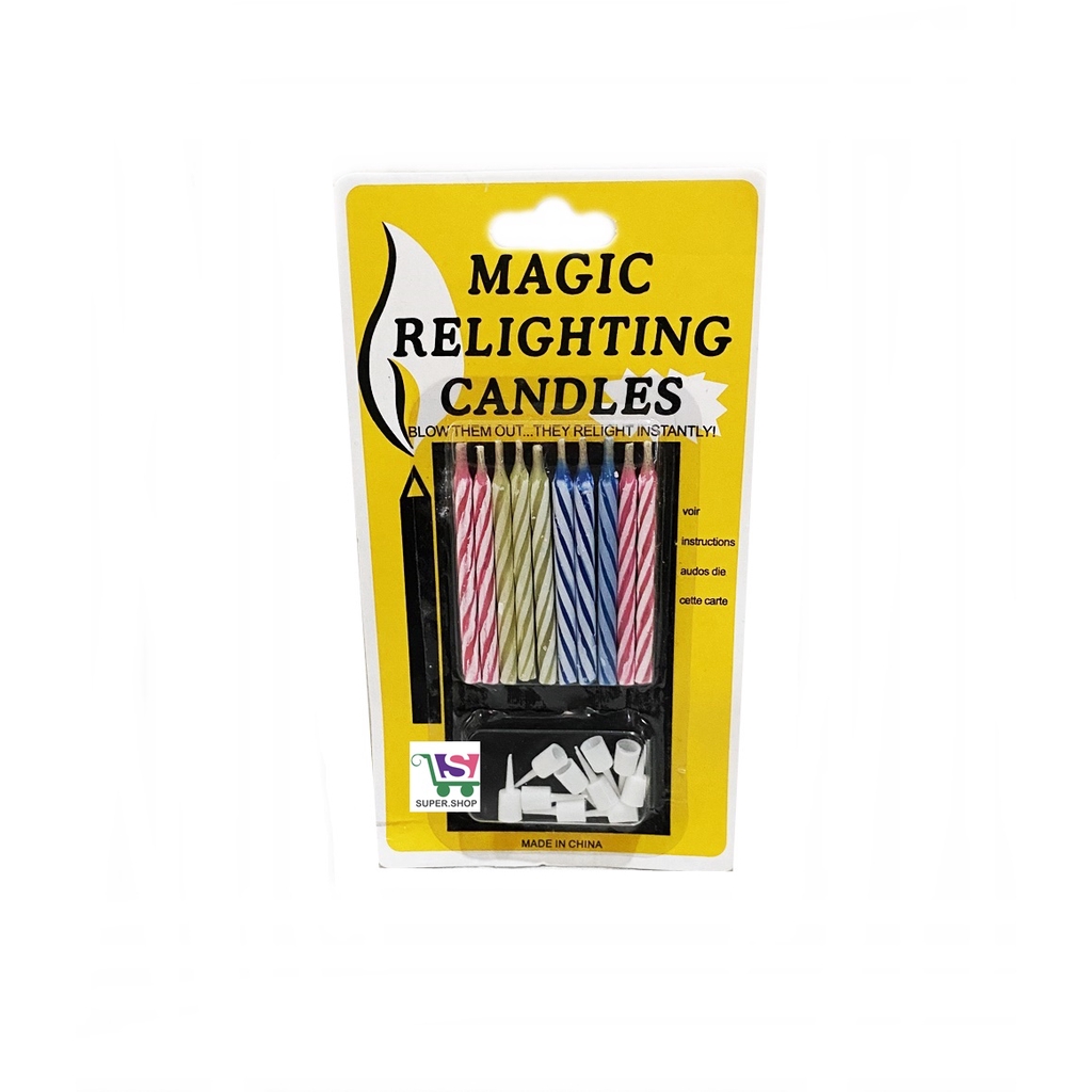 Magic Relighting Candles Lilin Ultah