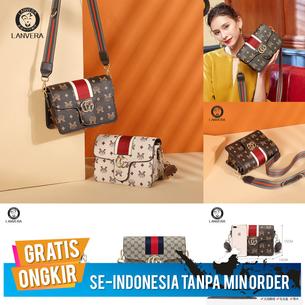 Tas import Tas selempang Tas Minoritas Wanita 2020 Tren Bunga Tua Tas Messenger
