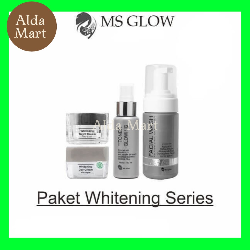 ✿ALDA MART✿  Ms Glow Paket Whitening | Paket Acne Series | Eceran | Original