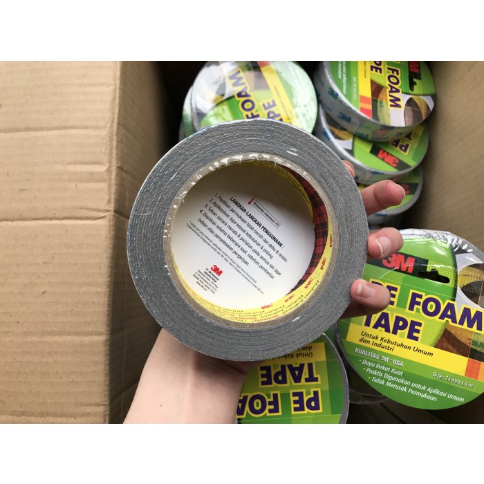

Limited Pe Foam Tape 3M / Double Tape 3M 24Mm X 4M Murah
