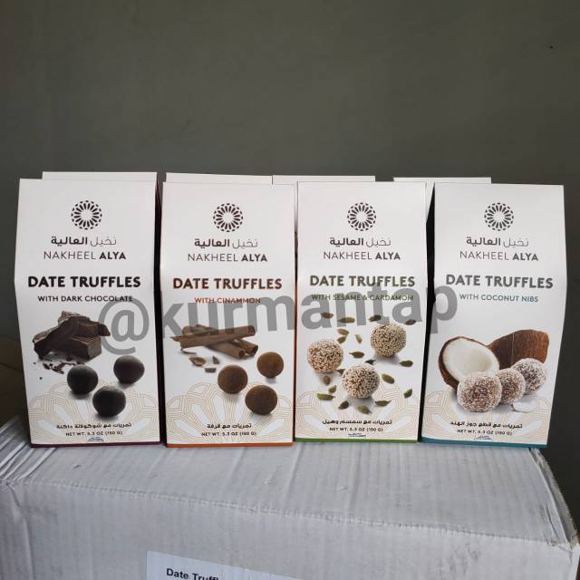 

Date Truffle kemasan 150gram Coklat Kurma