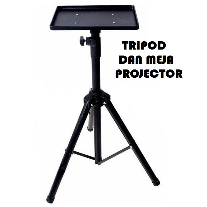 Standing Tripod For Projector dgn Meja Penyangga Proyektor Kokoh