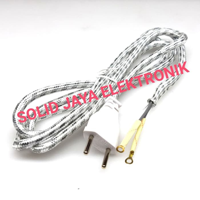 KABEL STRIKA 2P STERIKA 2 KABEL GOSOKAN IRON WIRE SHINYOKU ASLI 2 PIN 1.8M SNI KUALITAS TERBAIK