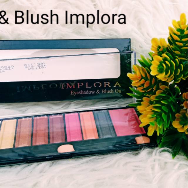 IMPLORA - Eye Shadow &amp; Blush On Implora Make up Kit Palette