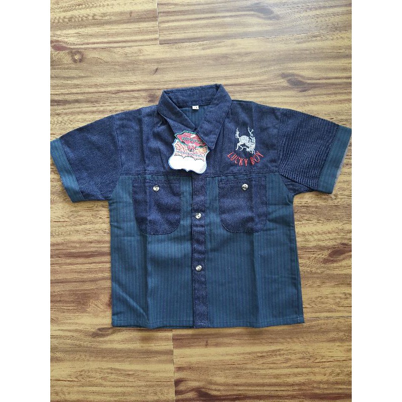 Kemeja Anak Laki Koboi bordir