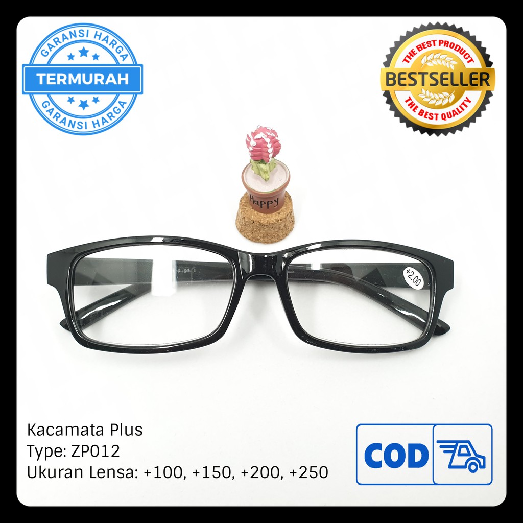 KACAMATA PLUS BACA POLOS IMPORT0