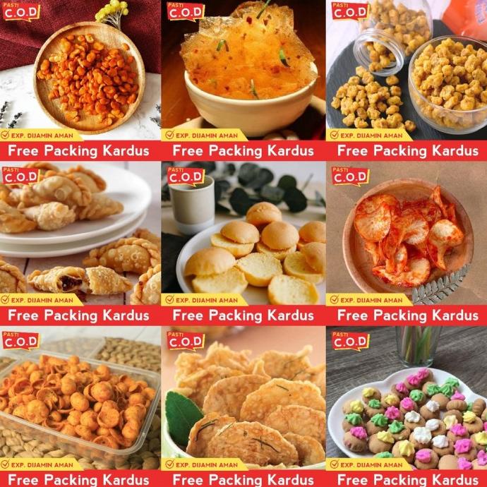 

snack kiloan SERBA 125 gram makanan ringan ASIN PEDAS MANIS GURIH .