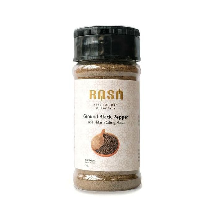 

BERKUALITAS! Ground Black Pepper | Bumbu Lada Hitam Bubuk 50g - RASA REMPAH