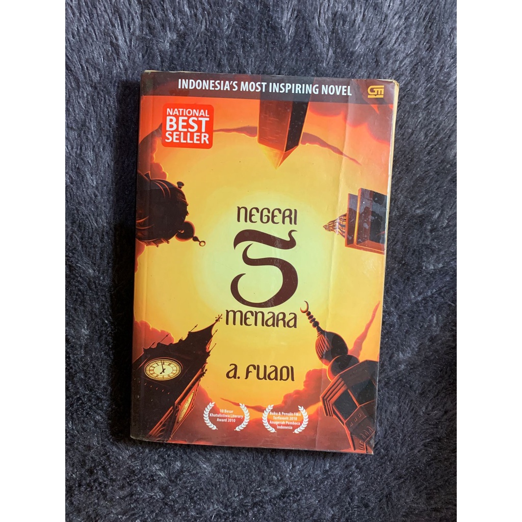 Negeri 5 Menara by A. Fuadi | PRELOVED NOVEL BEST SELLER BEKAS ORIGINAL