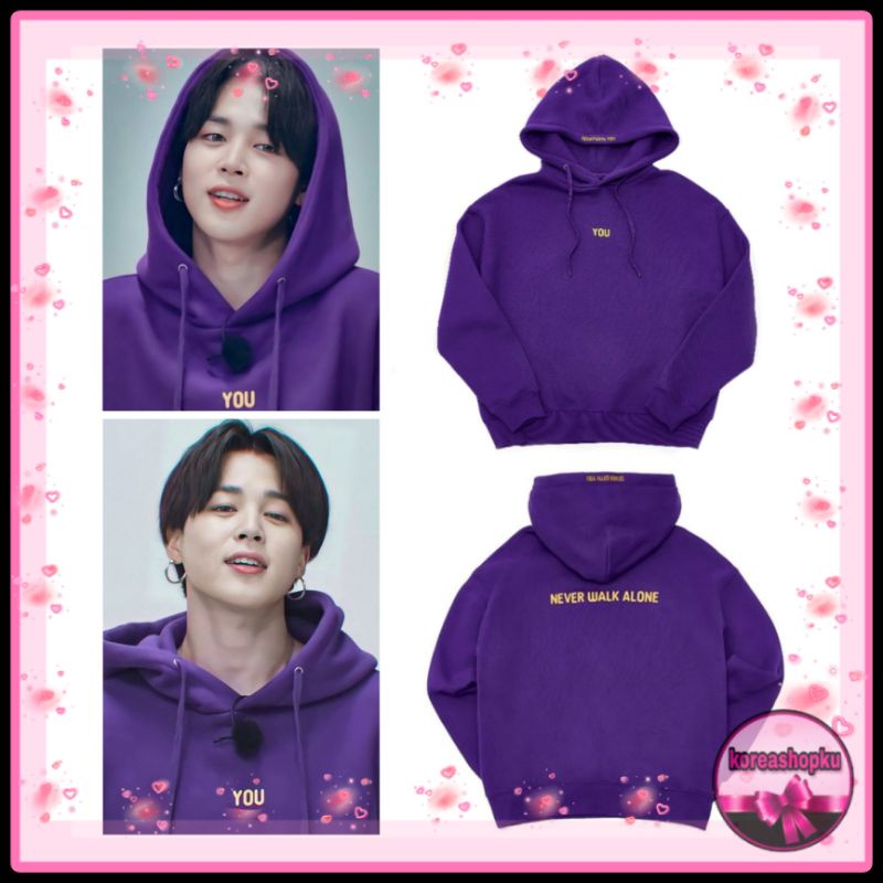 HOODIE JM SEVEN WITH YOU JAKET JIMIN BTS NEVER WALK ALONE KPOP KOREAN KOREA
