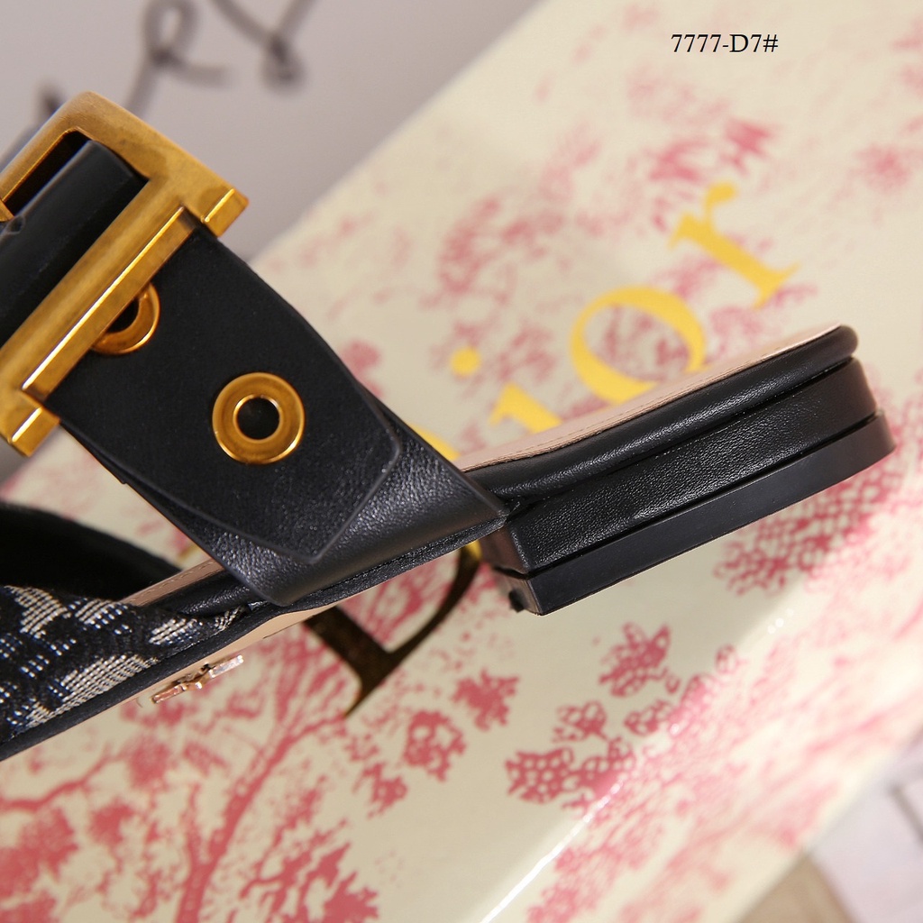 Canvas Mules in Black #7777-D7