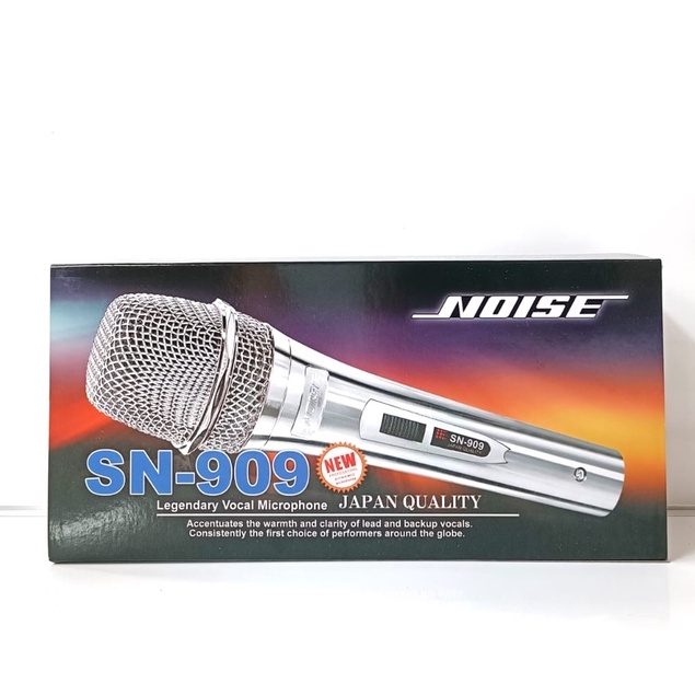 MICROPHONE KABEL/MICROPHONE DYNAMIC NOISE SN-909 MICROPHONE KARAOKE BERKUALITAS