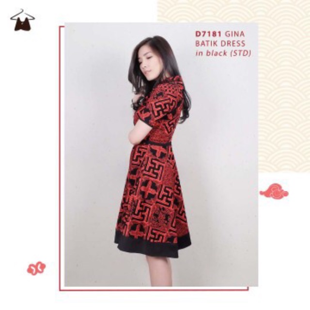 Preloved dress batik