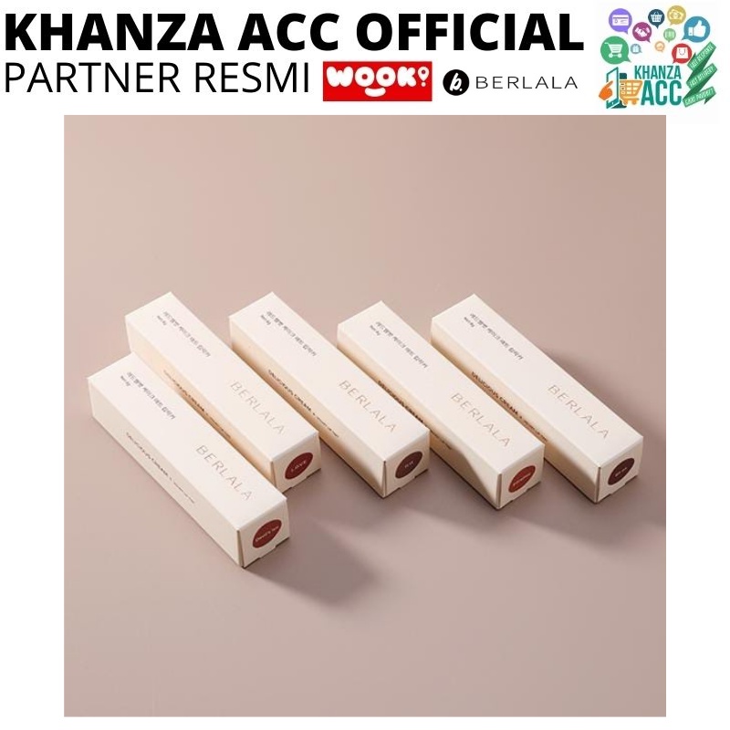 KHANZAACC BERLALA Delicious Cream Velvet Lip Tint Waterproof Matte Kosmetik Bibir BPOM