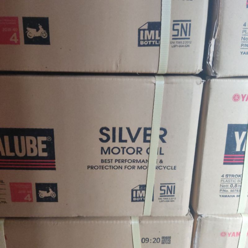 Grosir Oli Yamalube Silver 0.8 L Per 1 Dus Isi 24 SAE 20W-40 800ML