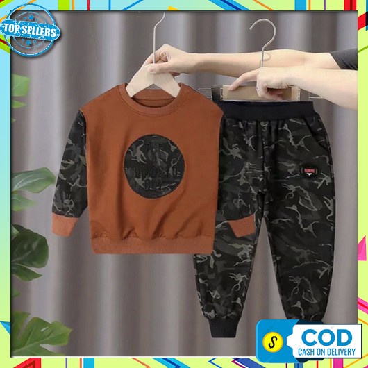 Setelan Anak Premium Balita Baju Anak Baju Lebaran  Oneset Anak Cowok Laki-Laki Keren Set Anak Kekin