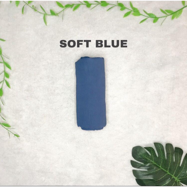 PHASMINA PLISKET LIDI DUYUNG  {90 X 180} AZARA-SOFT BLUE