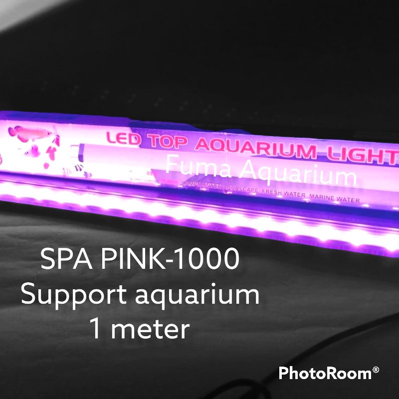 LAMPU SPA PINK-P1000 LED TOP AQUARIUM AQUASCAPE ARWANA 22watt 1 meter