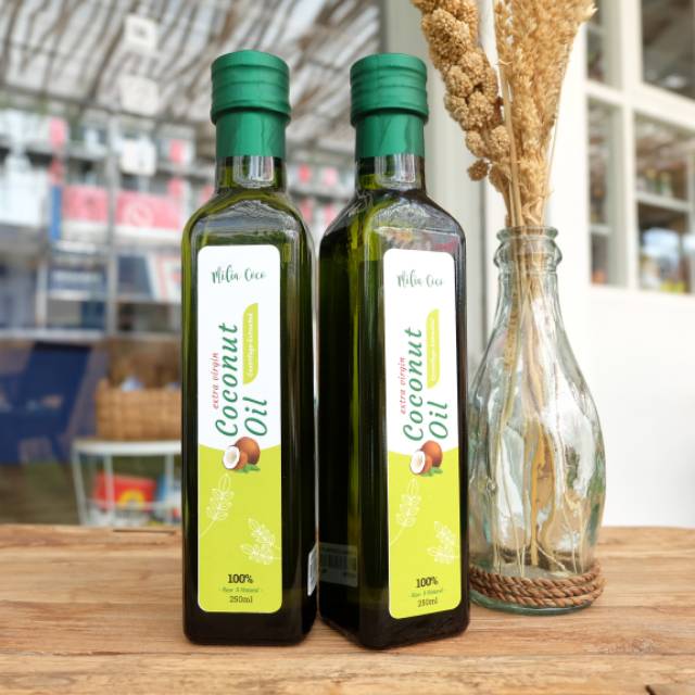 

Extra Virgin Coconut Oil 250 ml 100% Raw & Natural- Milia Coco / Minyak Kelapa