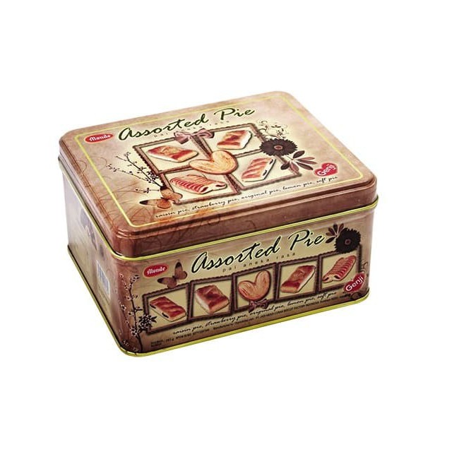 PROMO Biskuit Pie Aneka Rasa | Monde Assorted Pie Genji Kaleng 285