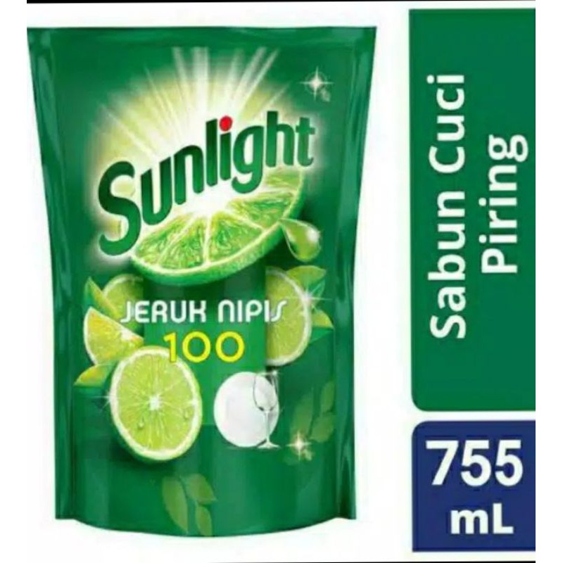 sunlight sabun cuci piring jeruk nipis 755ml Dan 510ml Dan 650ml