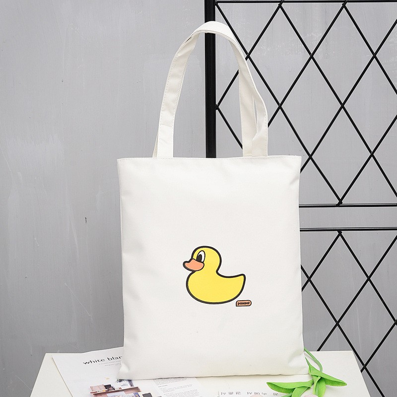 [DIKIRIM DARI JAKARTA] TOTEBAG KANVAS IMPORT JAKARTA HEWAN SERIES (COD Jakarta)