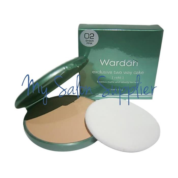 Wardah Exclusive Two Way Cake Refill SPF15 / Bedak Wajah