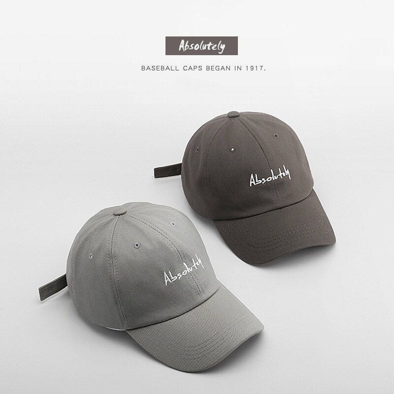 Topi Baseball Bordir Absolutely / Topi Absolutely Unisex Ring Besi Remaja Dewasa