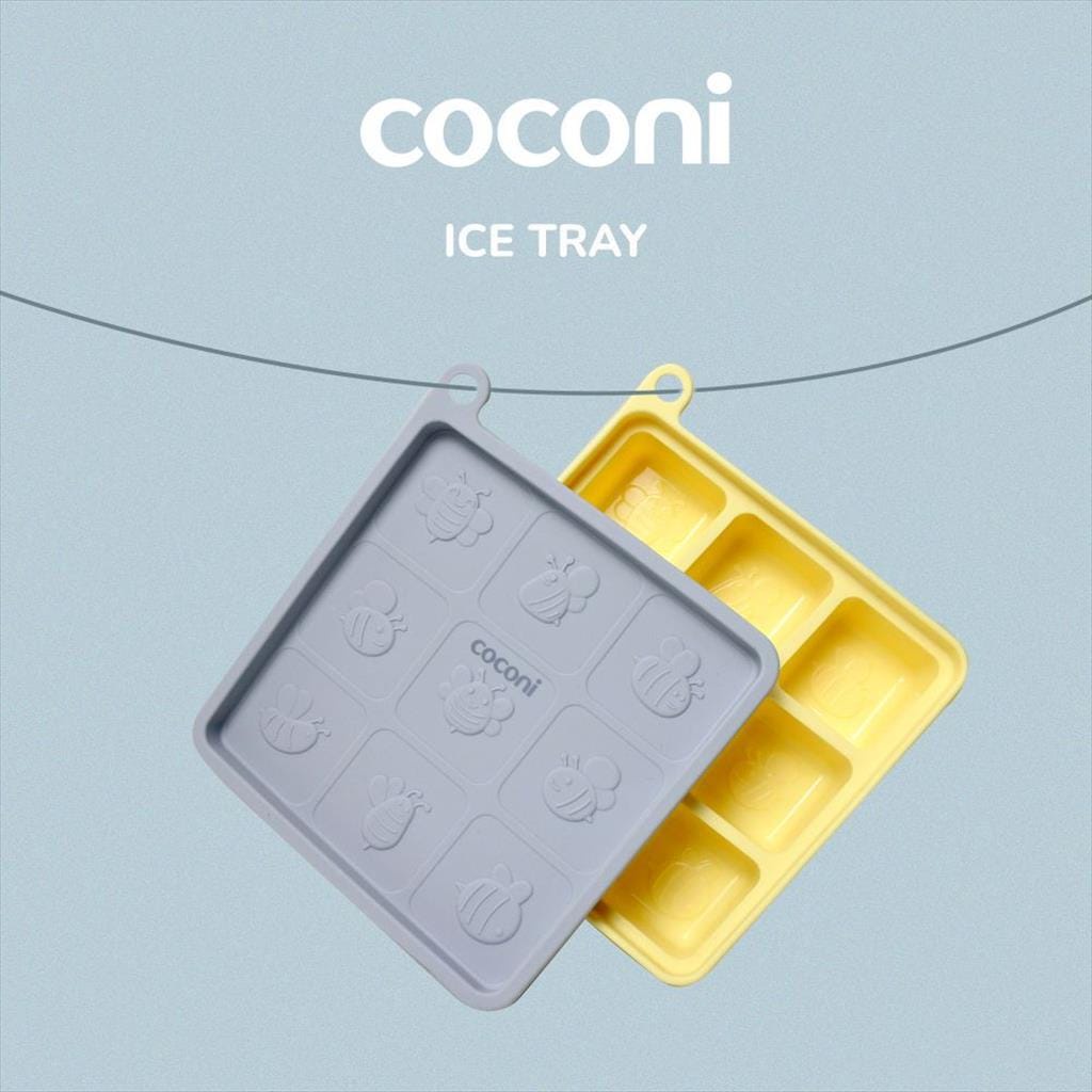 Coconi Silicone Food Ice Tray Cube - Cetakan Makanan / Es Batu MPASI ( CCNI-SFITC )