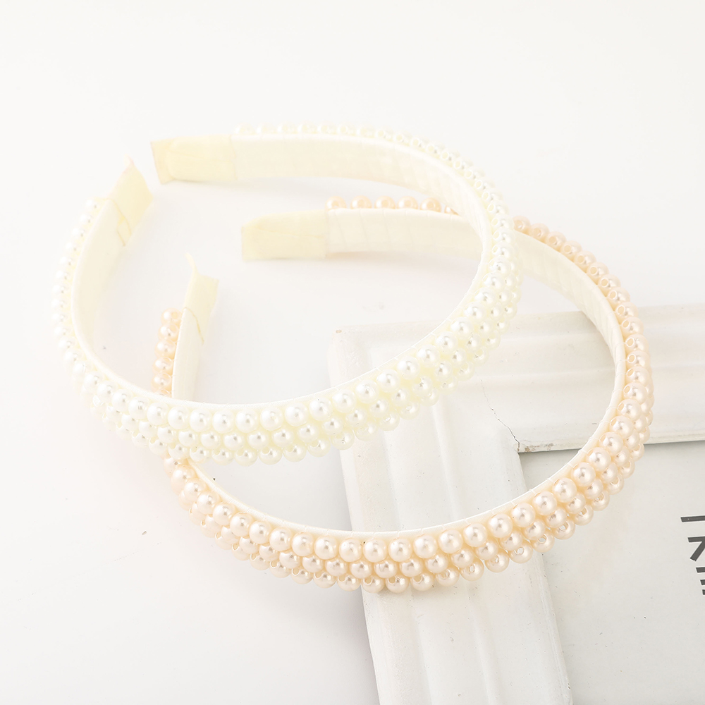 Korean Pearl Headband for Women Fashion Temperament Hairband Girls Party Bride Hair Accessories