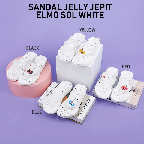 Sandal jelly elmo hot sale