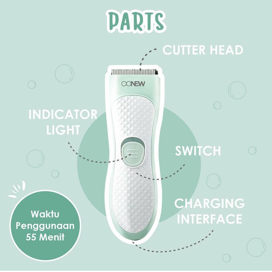 OONEW Waterproof Hair Trimmer