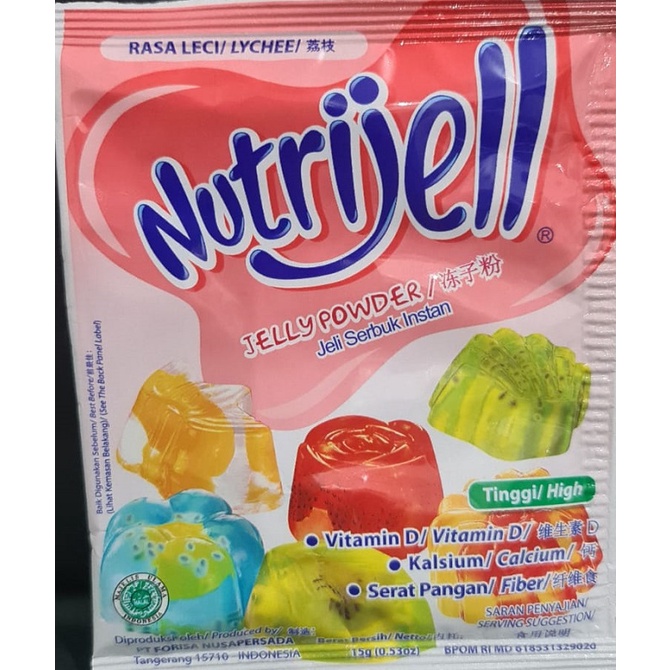 NUTRIJELL / JELLY POWDER INSTANT ANEKA VARIANT (BUKAN ECOPACK)