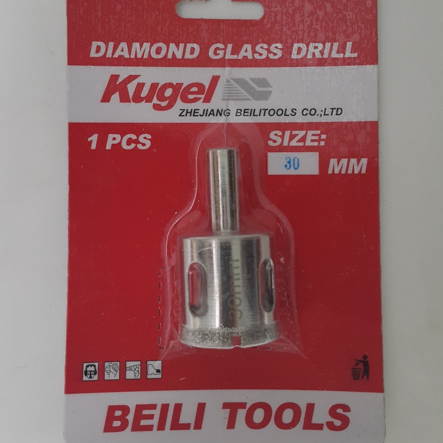 KUGEL DIAMOND CORE FOR GLASS 30 MM - MATA BOR KACA 30 MM