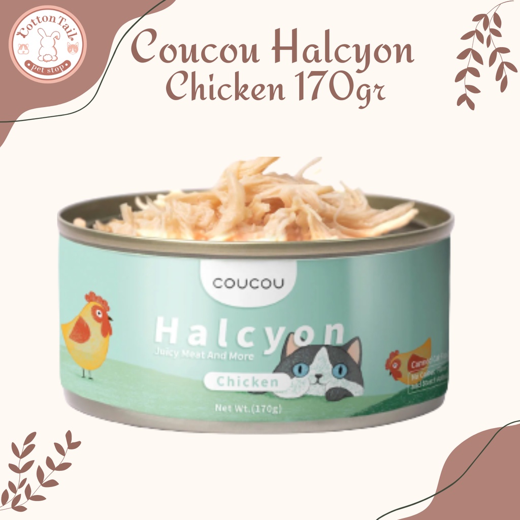 Makanan Kucing Coucou Halcyon Kaleng 170gr