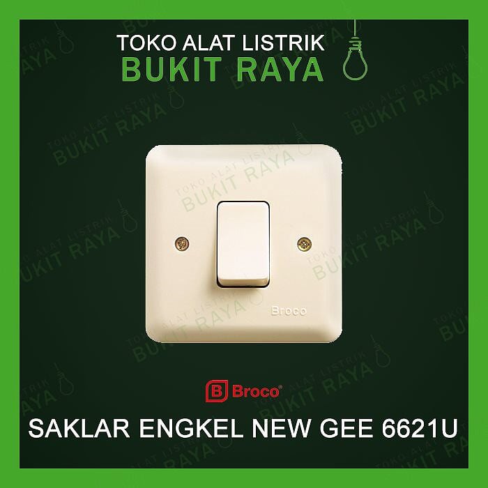 6621U Broco Saklar Engkel New Gee Single Switch