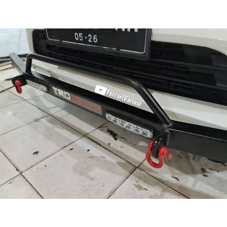 bumper tanduk depan full besi TRD mobil CALYA / SIGRA ferrari variasi