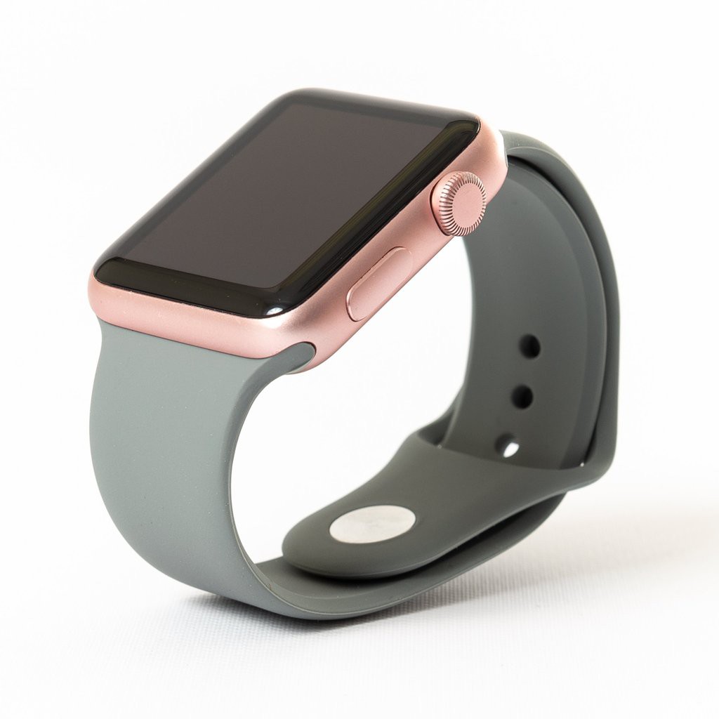 Tali Jam Apple Watch Sport Silicone Rubber Strap Band Series 4 44mm