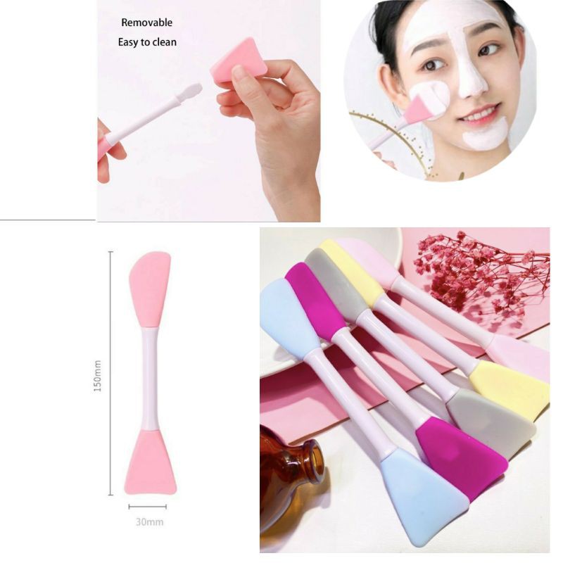 Kuas Masker Silikon 2in1