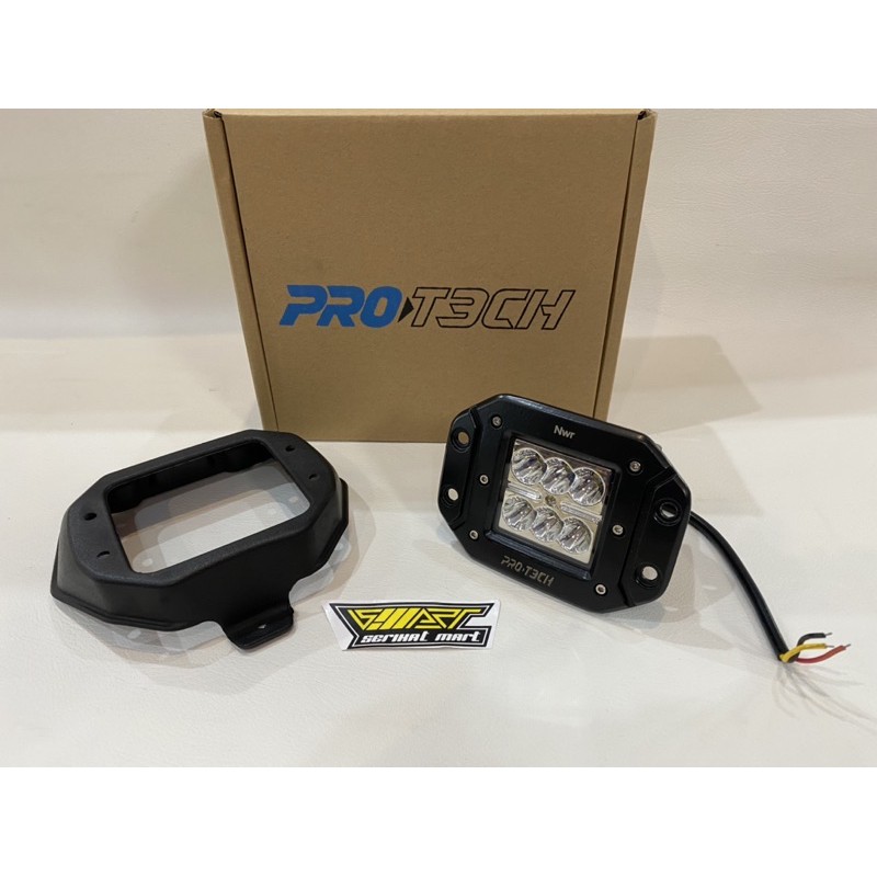 LAMPU DEPAN KLX LED + FIBER KLX