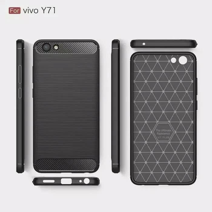 VIVO Y91C Y1S Y19 Y71 Y83 Y51 Silicon Carbon Slim Fit Soft Case Premium