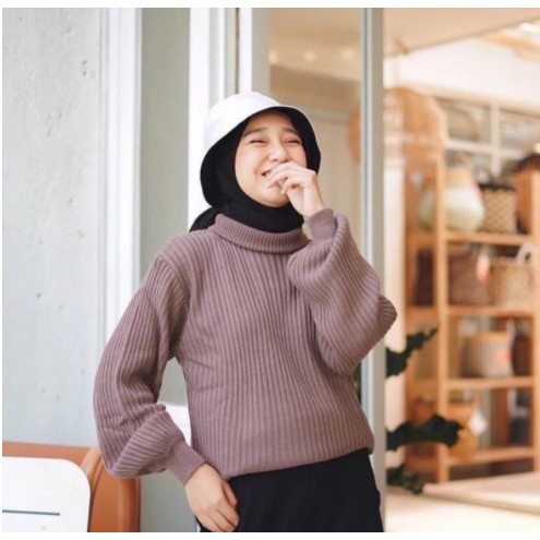 BAYONETA SWEATER - SWEATER  TURTLENECK - SWEATER OVERSIZE