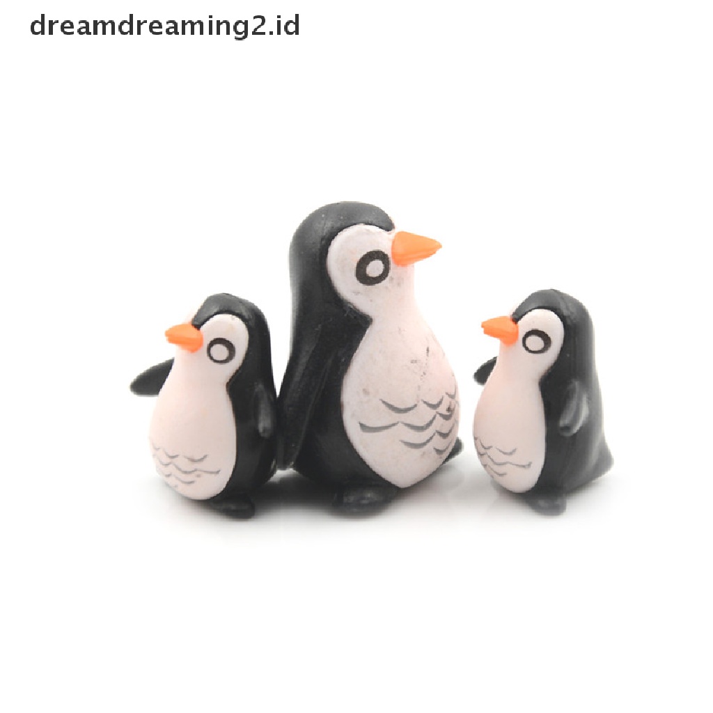 5pcs Ornamen Miniatur Penguin Untuk Dekorasi Rumah Boneka