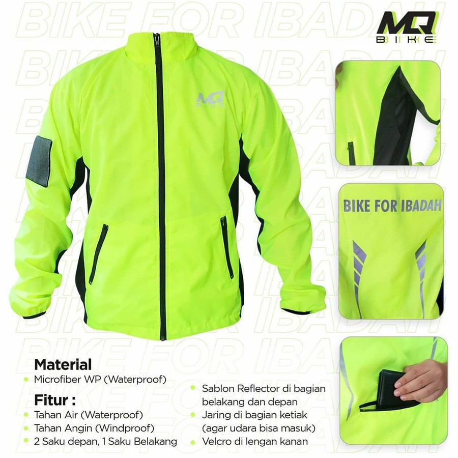 Jaket Sepeda MQ Bike For Ibadah - Jaket Sepeda Aa Gym - Jaket Sepeda BFI Limited Edition