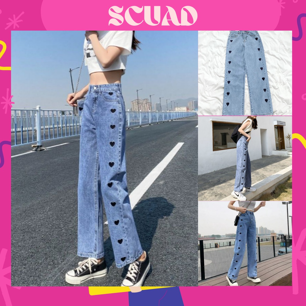 Kulot HIGHWAIST Jeans wanita Jeans Korea Impor CP02