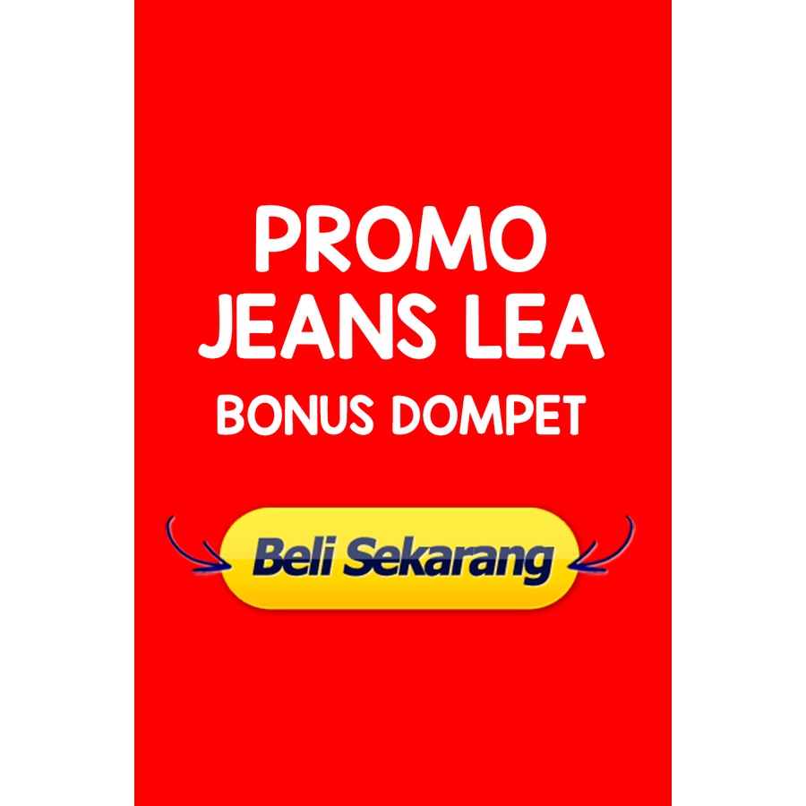 CELANA JEANS LEA 606 BRANDED GRADE ORY 100% IMPORT QUALITY DARK COLOUR BONUS DOMPET