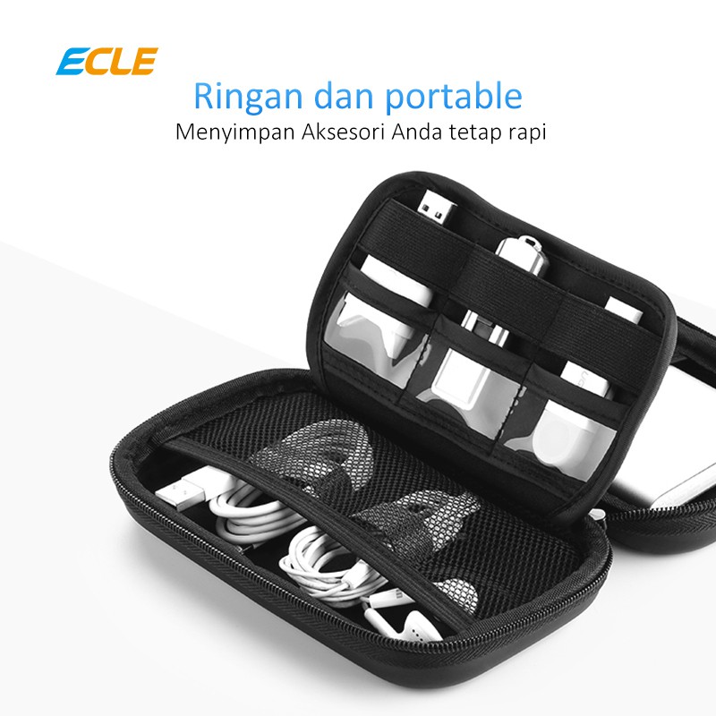 ECLE Storage Bag Tas Aksesoris Gadget Serbaguna Portable Waterproof