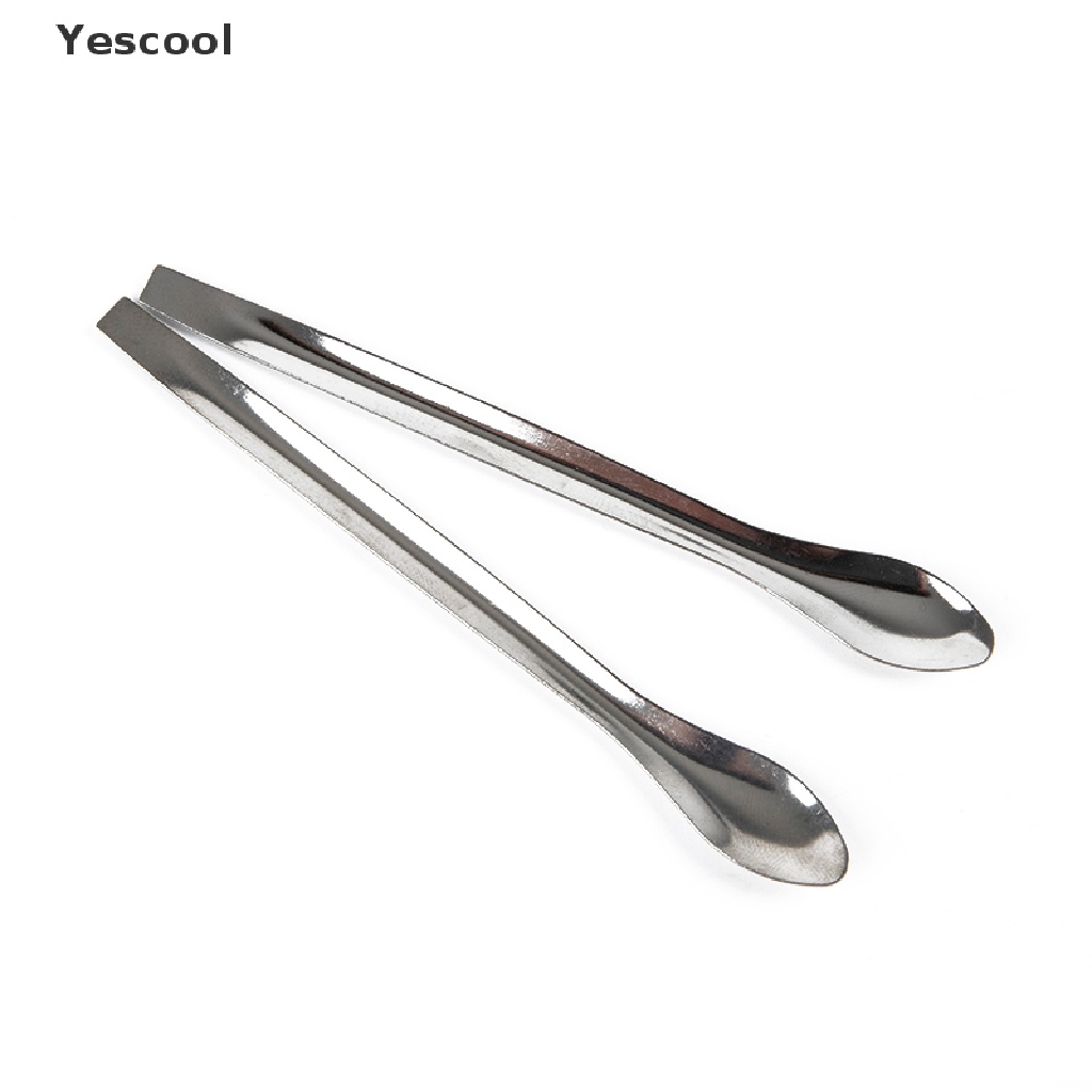 Yescool 12Pcs Sendok Spatula Bahan Stainless Steel Untuk Laboratorium