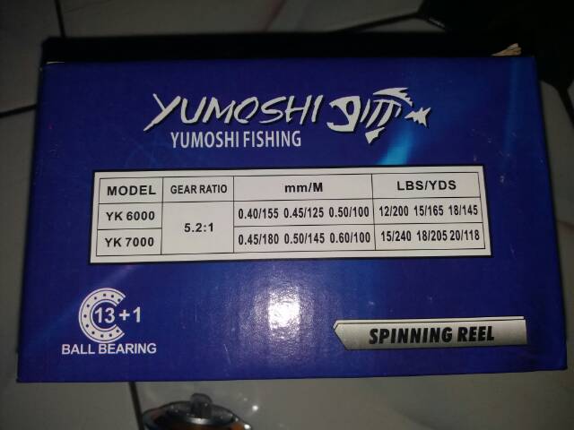Reel YUMOSHI 7000 (13+1 Ball Bearings)