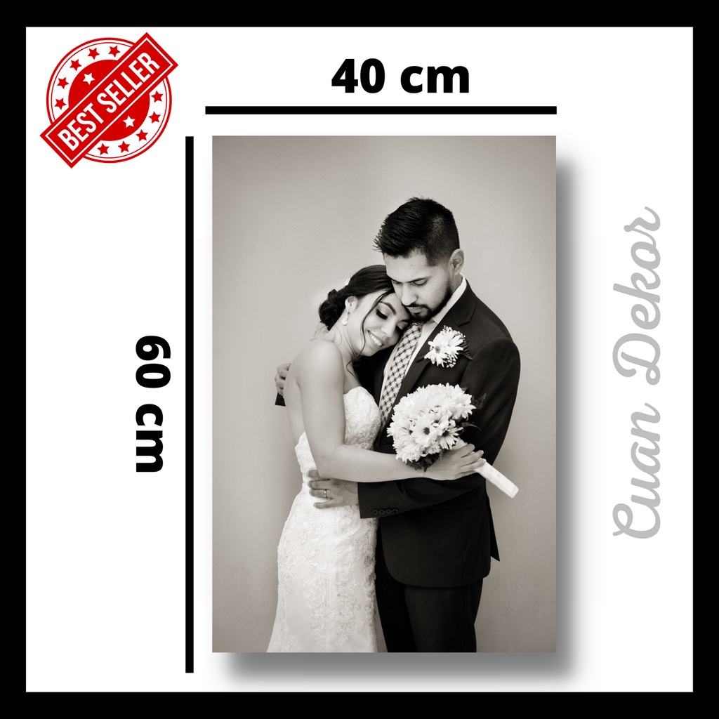 CETAK FOTO KAYU CUSTOM FOTO SENDIRI UKURAN BIG SIZE 40 x 60cm